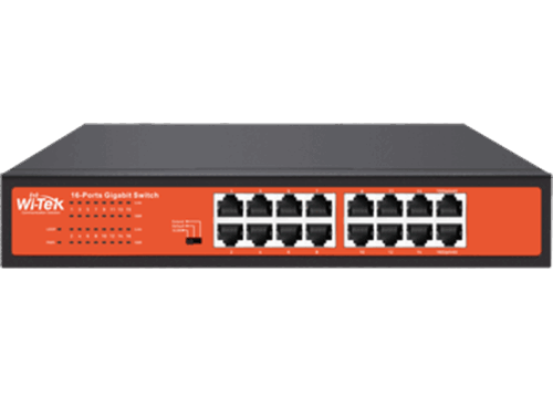 Wi-Tek WI-SG116D V2 16 портовый неуправляемый коммутатор