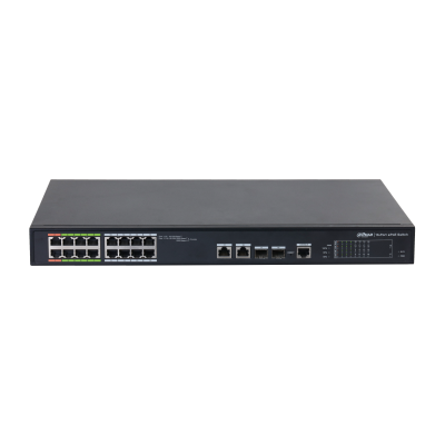 DH-LR2218-16ET-240 16-портовой коммутатор ePoE