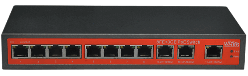 WI-PS311G-24V Wi-Tek Неуправляемый Poe коммутатор Passive PoE 24В