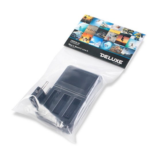 Зарядка для 3 батарей GoPro Hero 4 от USB Deluxe DLGP-404 — изображение 3