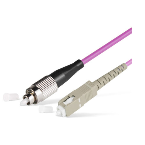 Патч Корд Оптоволоконный FC/UPC-SC/UPC MM OM3 50/125 Simplex 3.0мм 1 м