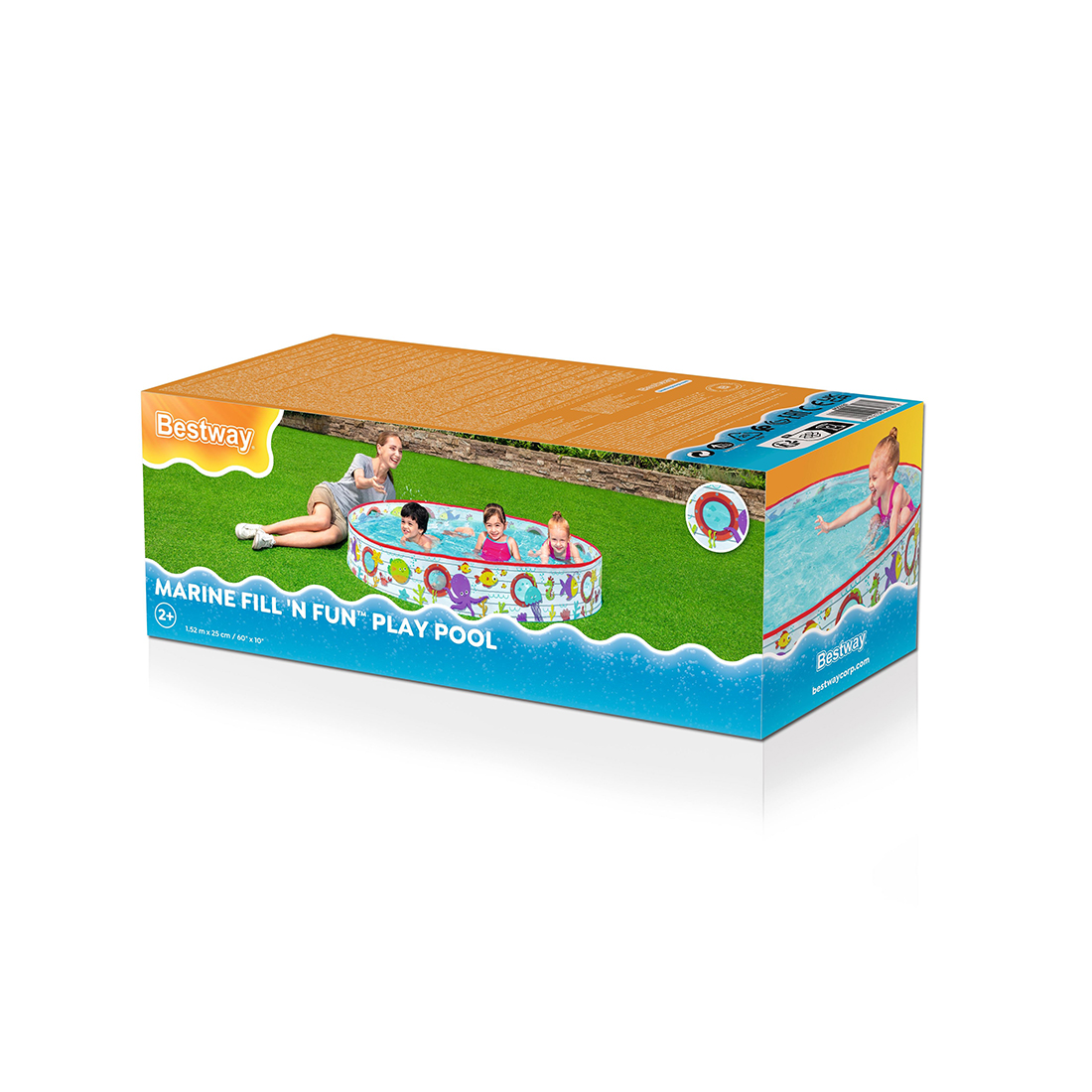 Бассейн с жёсткой стенкой детский Bestway 55029 — изображение 3