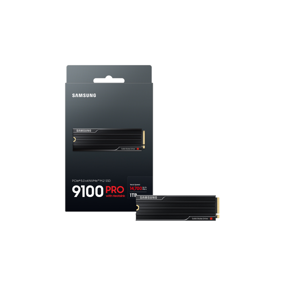 Твердотельный накопитель SSD Samsung 9100 PRO Heatsink 1TB M.2 — изображение 3