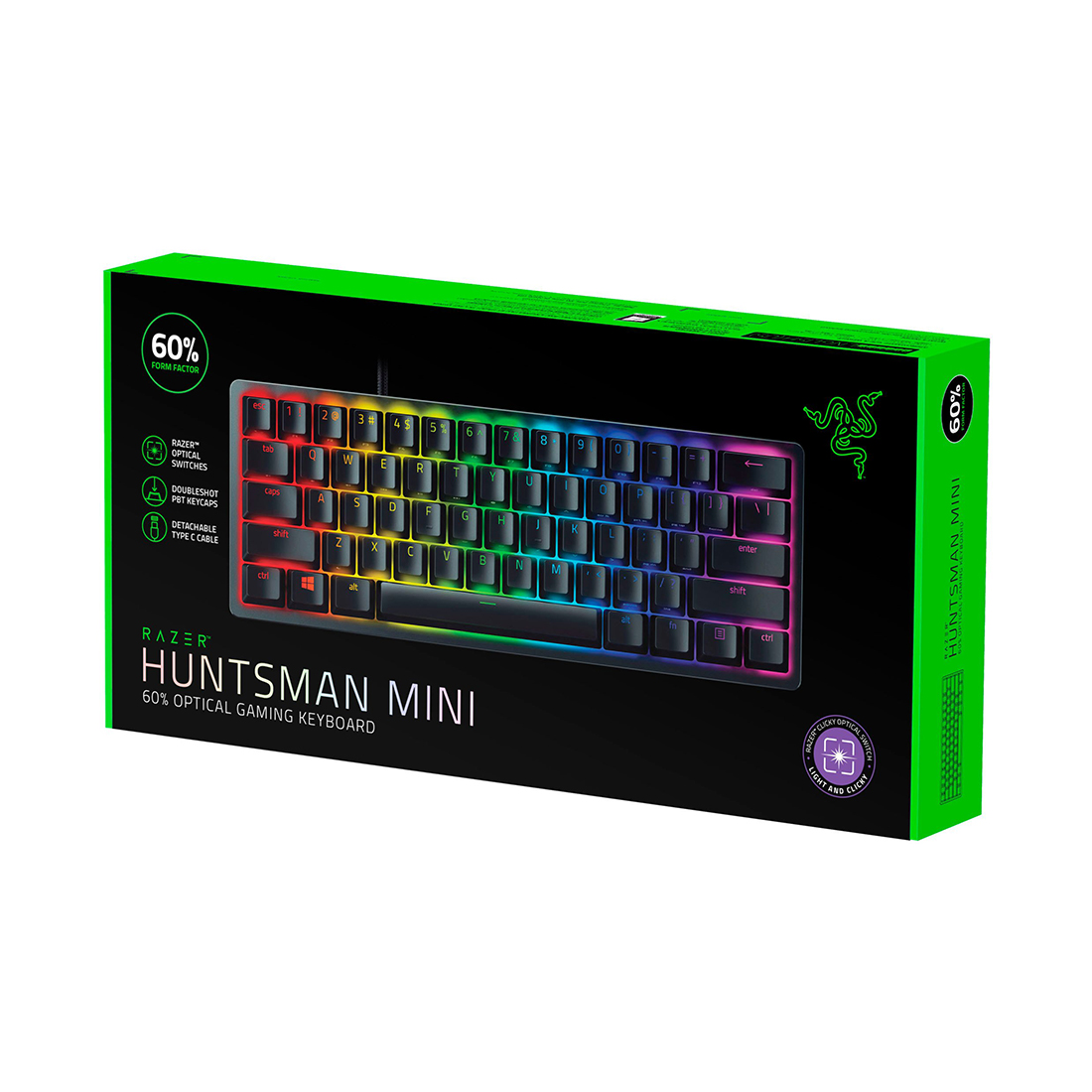 Клавиатура Razer Huntsman Mini (Purple Switch) — изображение 3