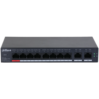 DH-CS4010-8ET-110 10-портовый управляемый коммутатор PoE