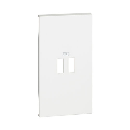 Лицевая панель Bticino KW12C Living Now для заряд.уст-в USB 2 модуль белый