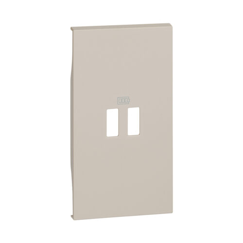 Лицевая панель Bticino KМ12C Living Now для заряд.уст-в USB 2 модуль песочный