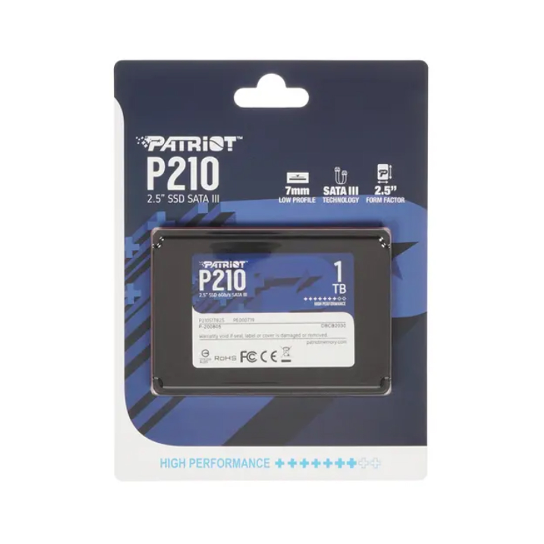 Твердотельный накопитель SSD Patriot P210S1TB25 1TB SATA — изображение 2