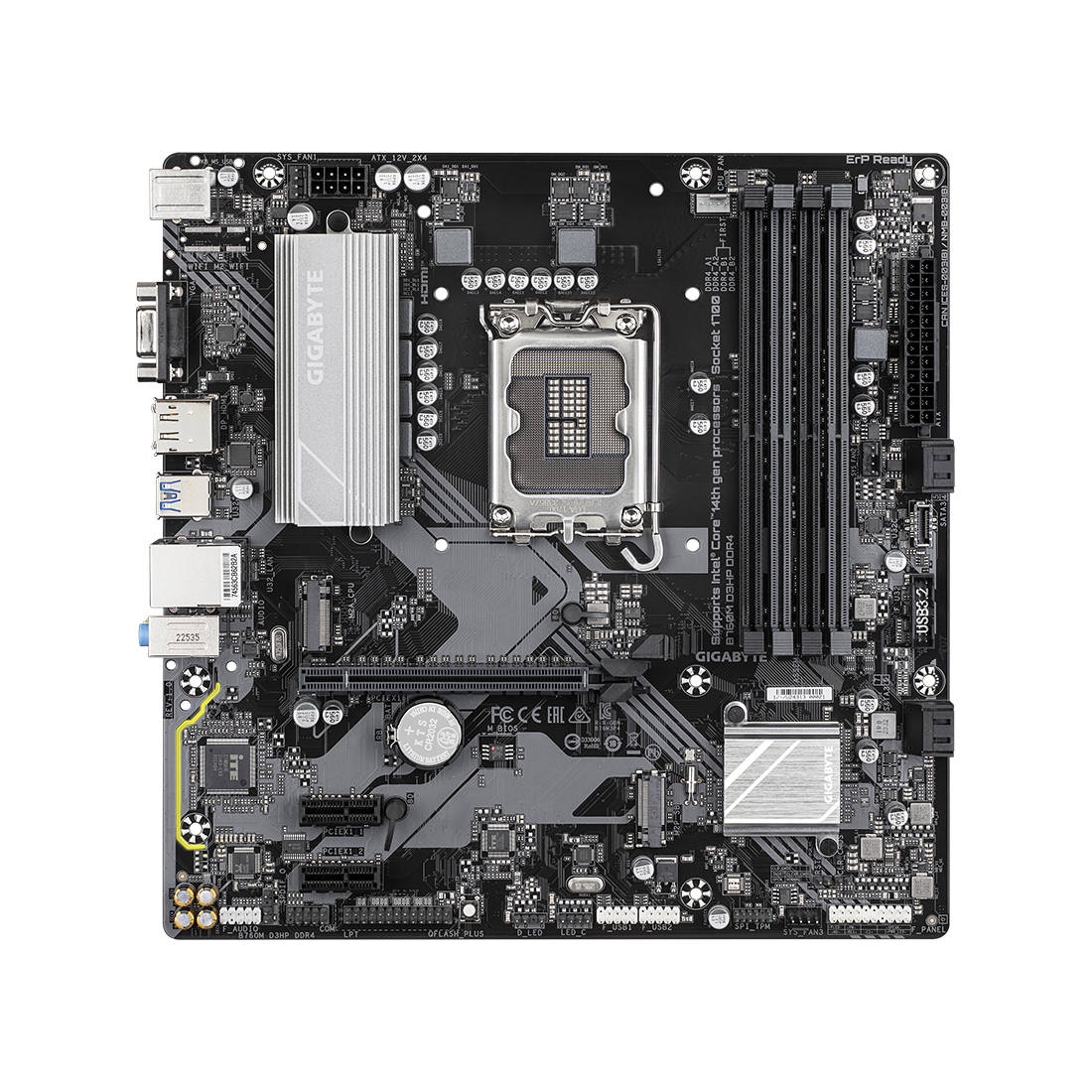 Материнская плата Gigabyte B760M D3HP DDR4 — изображение 2