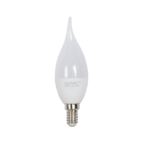 Лампа светодиодная SVC LED CB35-9W-E14-6500K Свеча на ветру Холодный