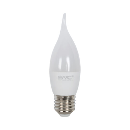 Лампа светодиодная SVC LED CB35-9W-E27-6500K Свеча на ветру Холодный