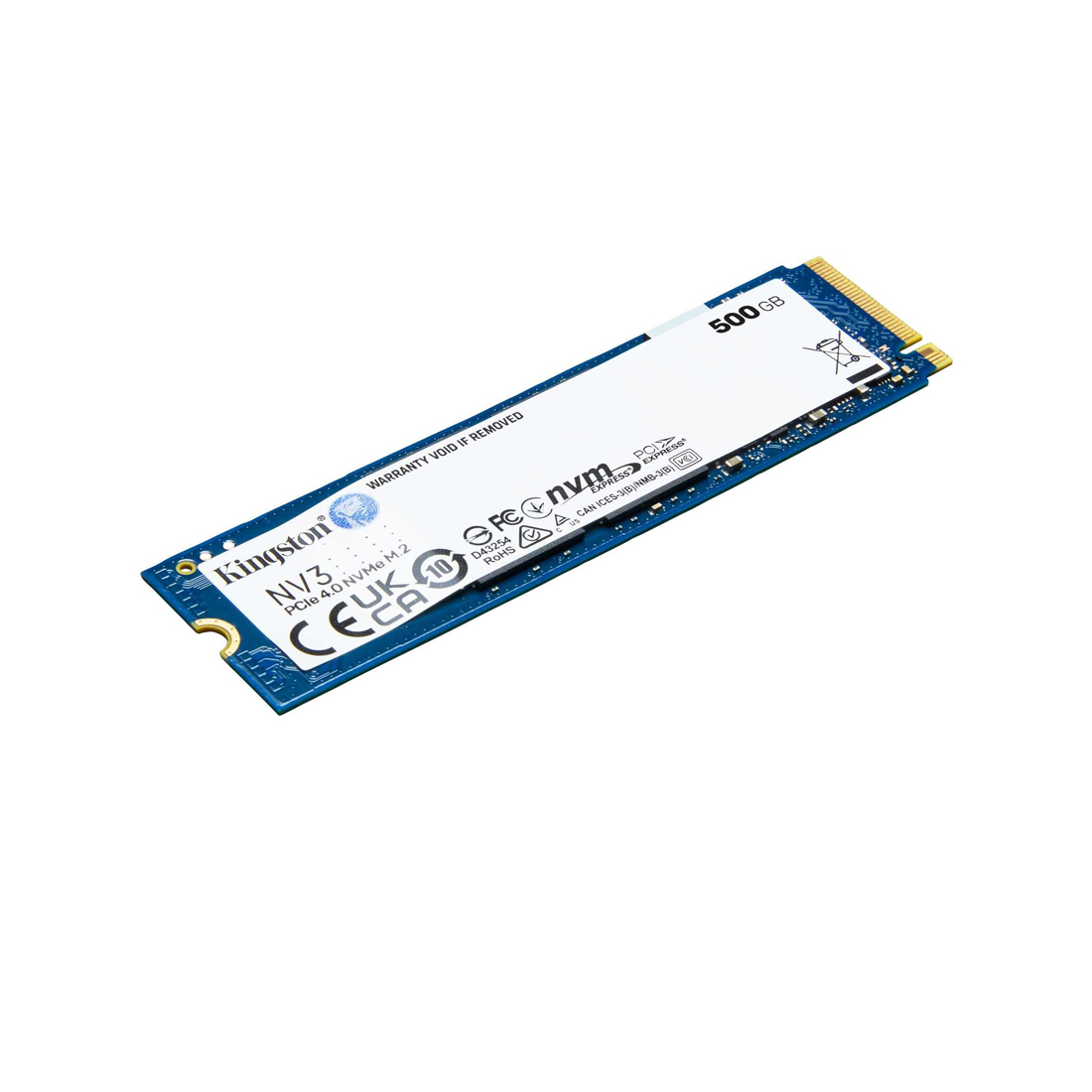Твердотельный накопитель SSD Kingston NV3 SNV3S/500G M.2 NVMe PCIe 4.0x4 — изображение 2