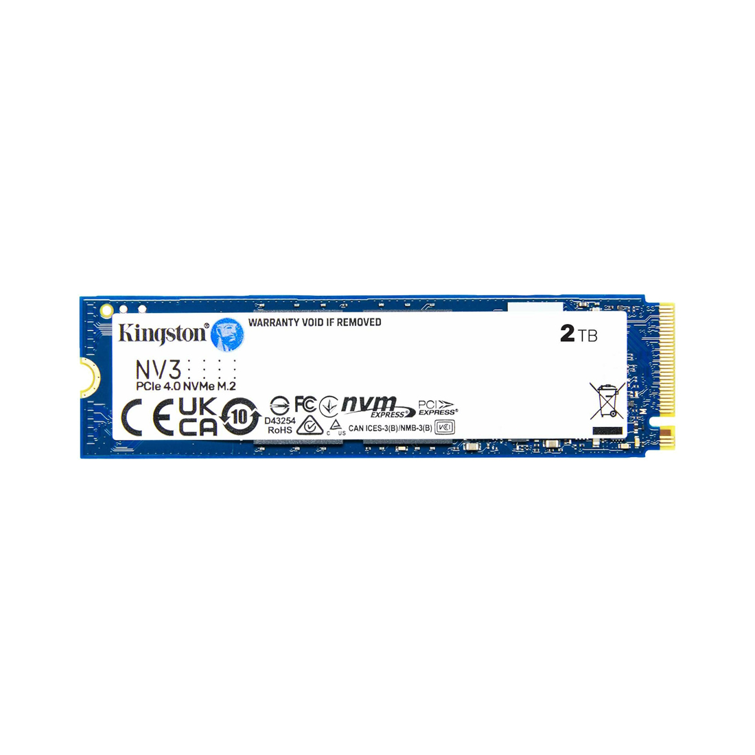 Твердотельный накопитель SSD Kingston NV3 SNV3S/2000G M.2 NVMe PCIe 4.0×4