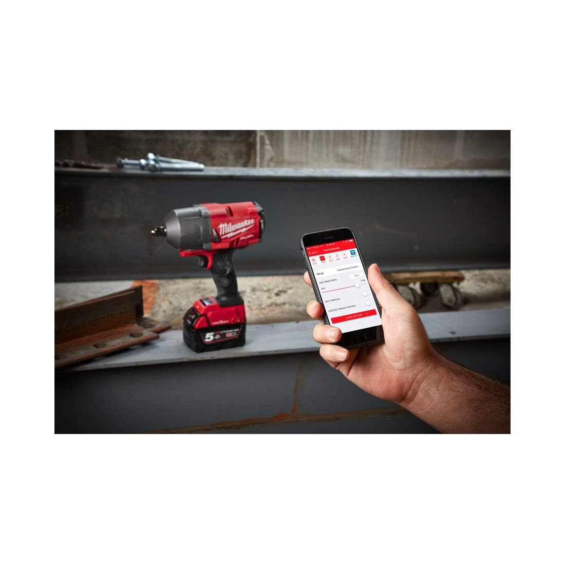 Гайковерт Milwaukee M18 ONEFHIWF12-502X ONE-KEY FUEL 1/2" — изображение 3