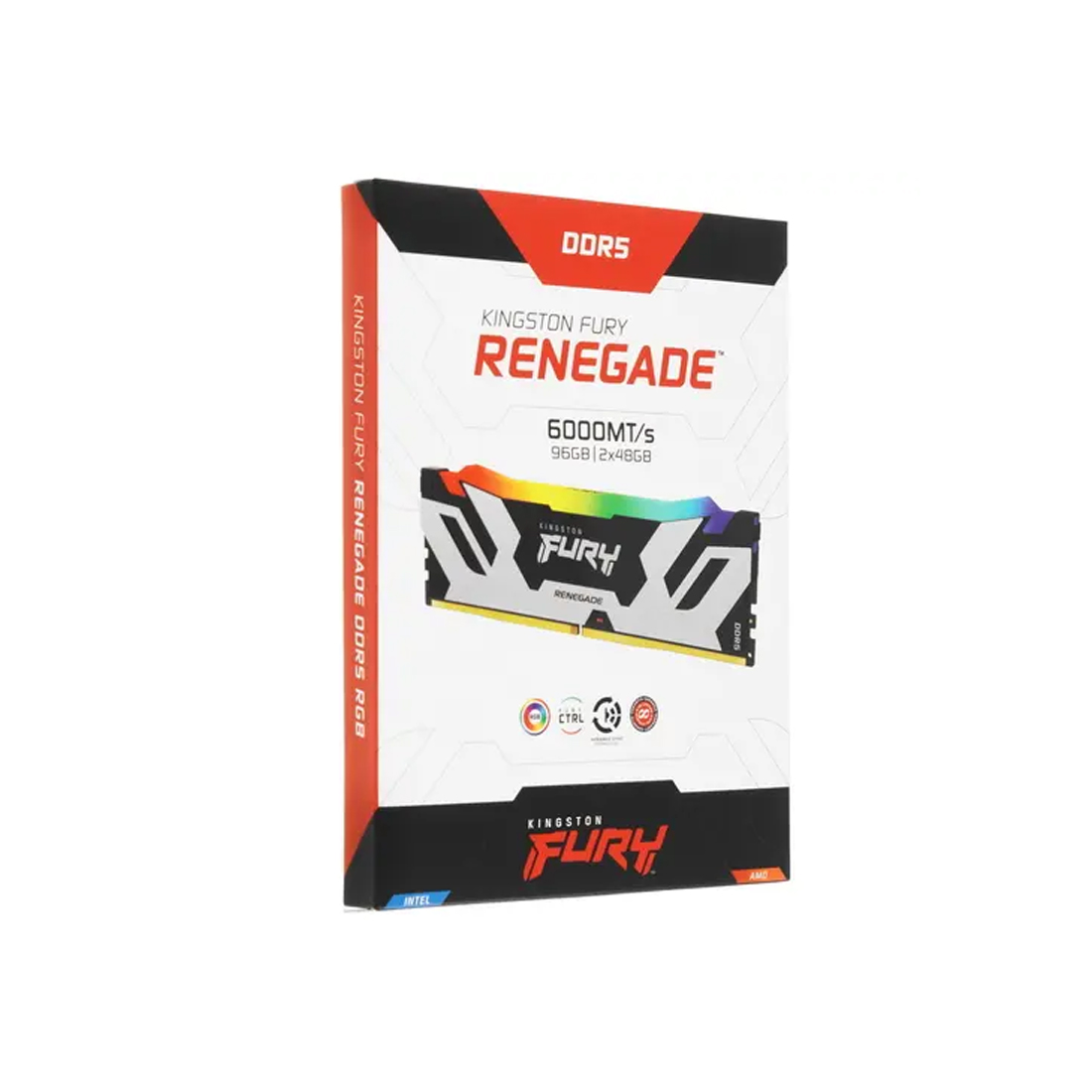 Комплект модулей памяти Kingston FURY Renegade RGB XMP KF560C32RSAK2-96 DDR5 96GB (Kit 2x48GB) 6000M — изображение 3