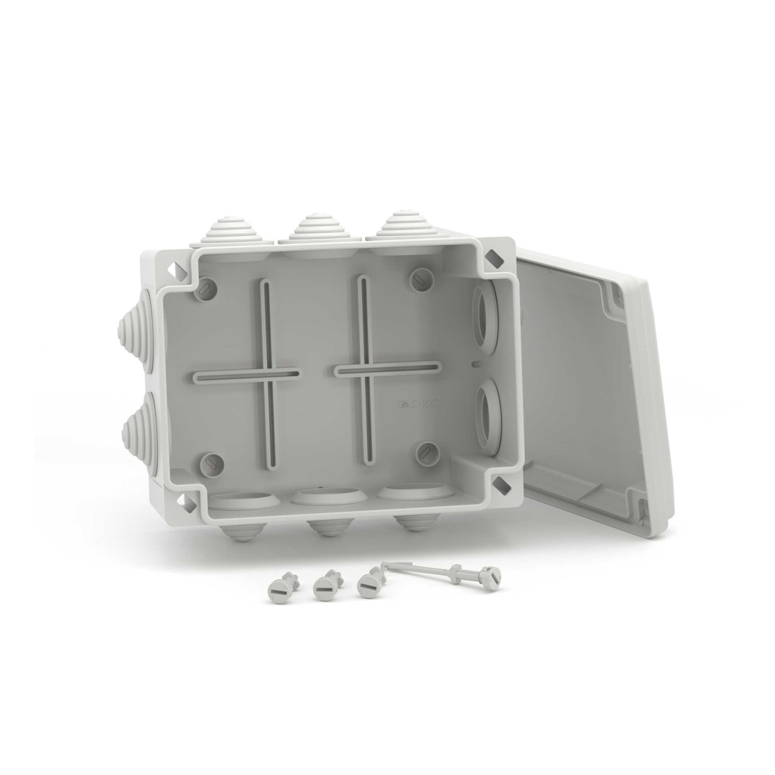 Коробка ответвительная с 10 кабельными вводами DKC 54100.32мм IP55, 190х140х70 мм — изображение 3