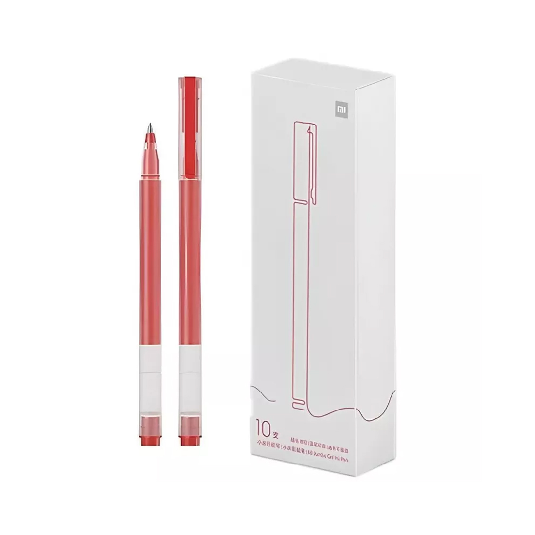 Гелевая ручка Xiaomi High-capacity Gel Pen (10-pack) Red — изображение 3
