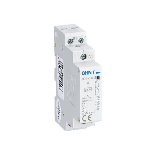 Контактор модульный CHINT NCH8-20/11 20A 1НО+1НЗ AC220/230В 50Гц
