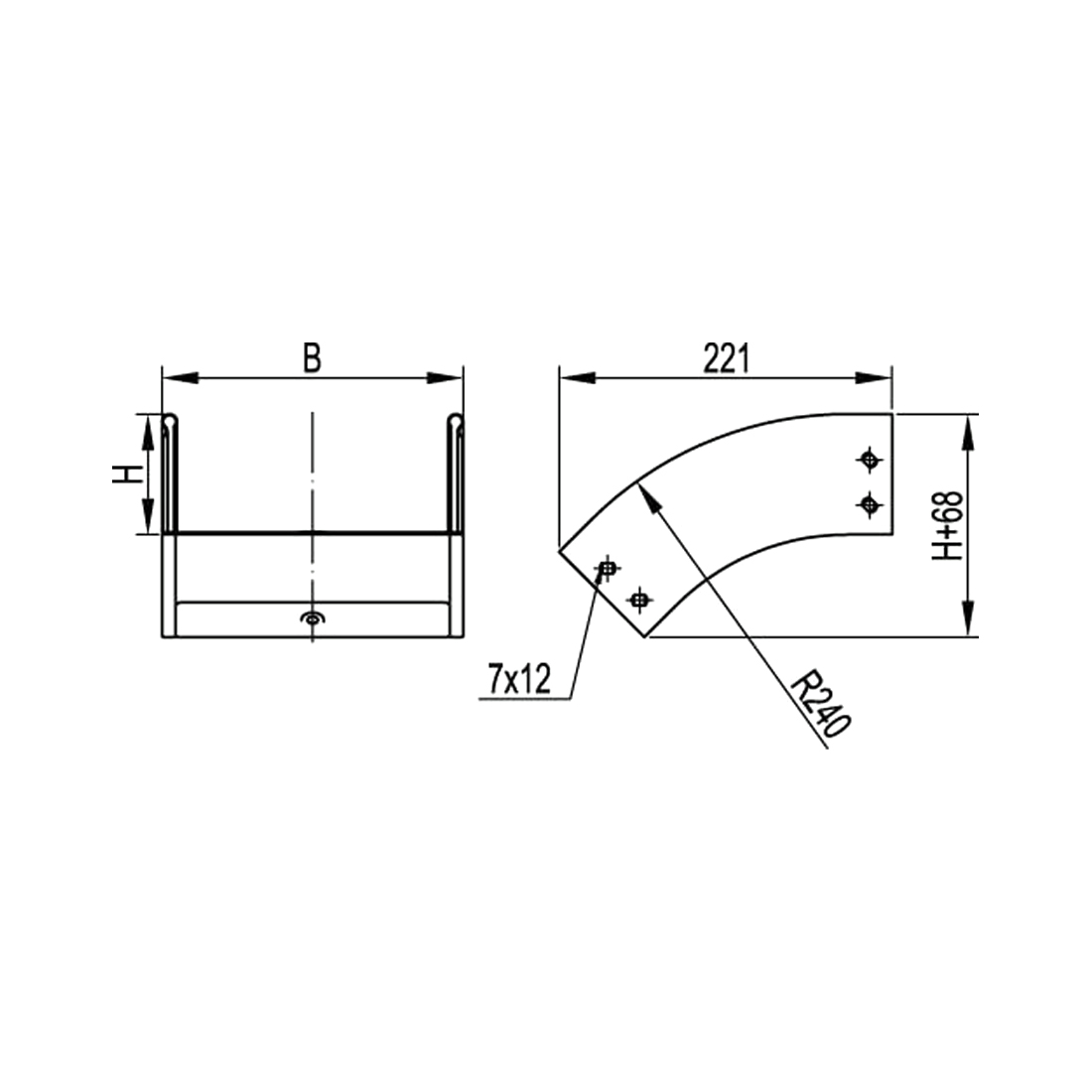 Угол CD 45 вертикальный внешний 45° DKC 100x80 в комплекте — изображение 2