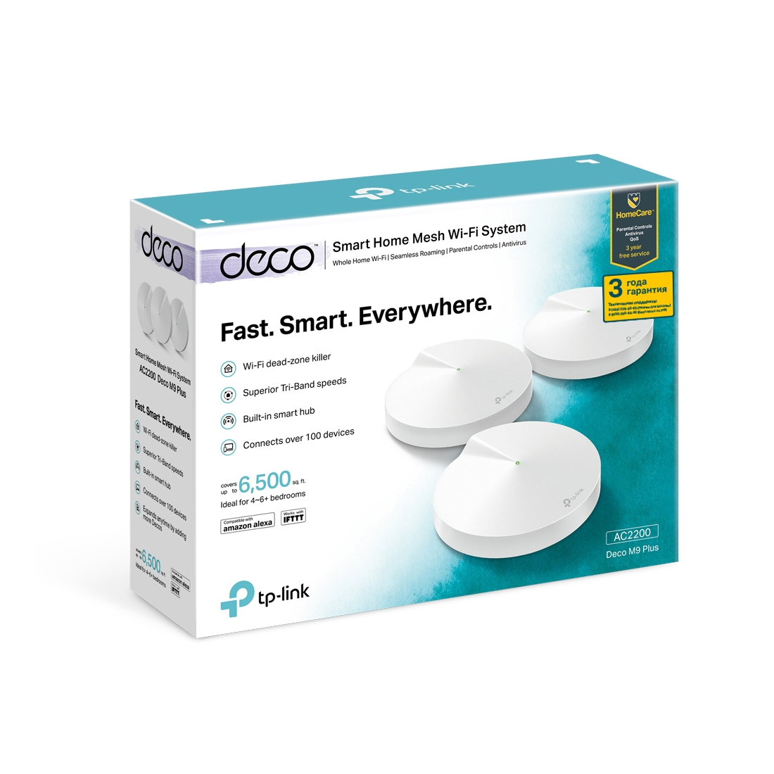 Маршрутизатор TP-Link Deco M9 Plus(3-pack) — изображение 3