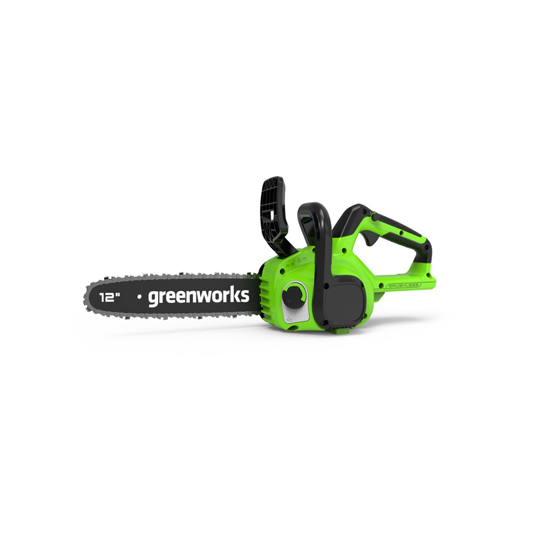 Цепная пила аккумуляторная Greenworks 2007007UB GD24CS30 24V 30см бесщеточная c 1хАКБ 4 Ач и ЗУ — изображение 2