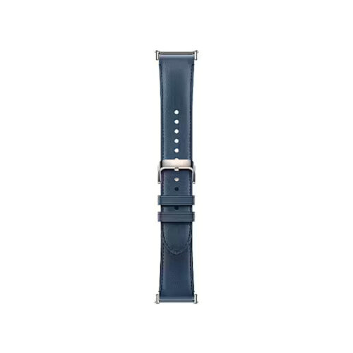 Кожаный сменный браслет Xiaomi Leather Quick Release Strap Glacier Blue