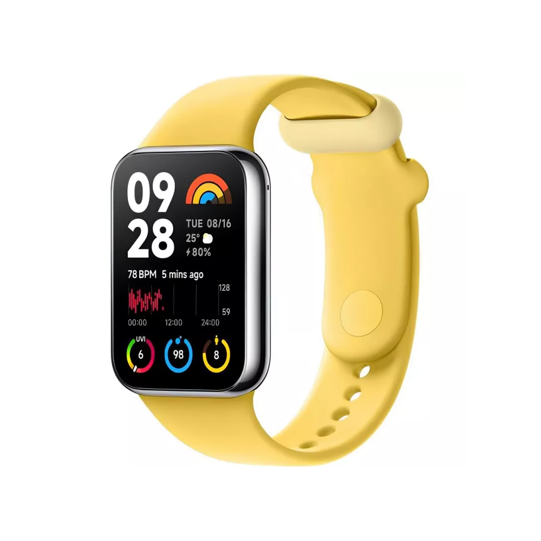 Сменный браслет Xiaomi TPU Quick Release Strap Lemon yellow — изображение 3