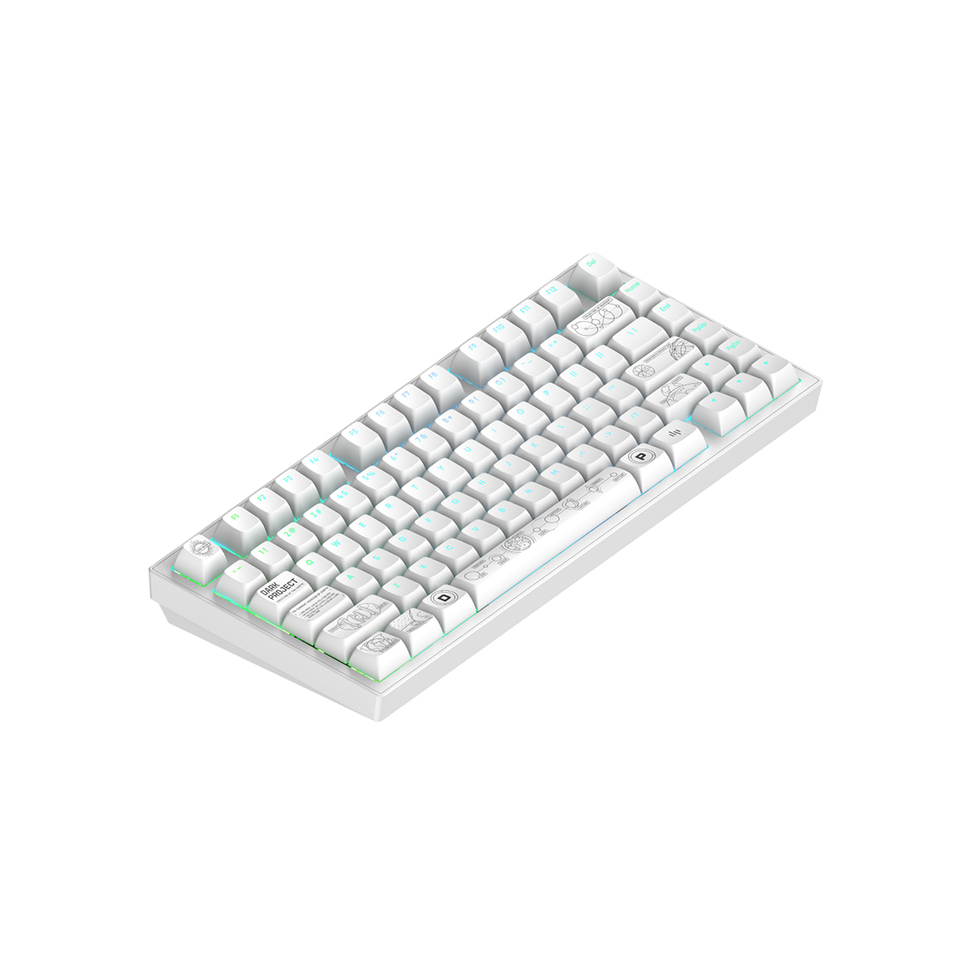 Клавиатура Dark Project ALU81A Terra Nova White — изображение 2