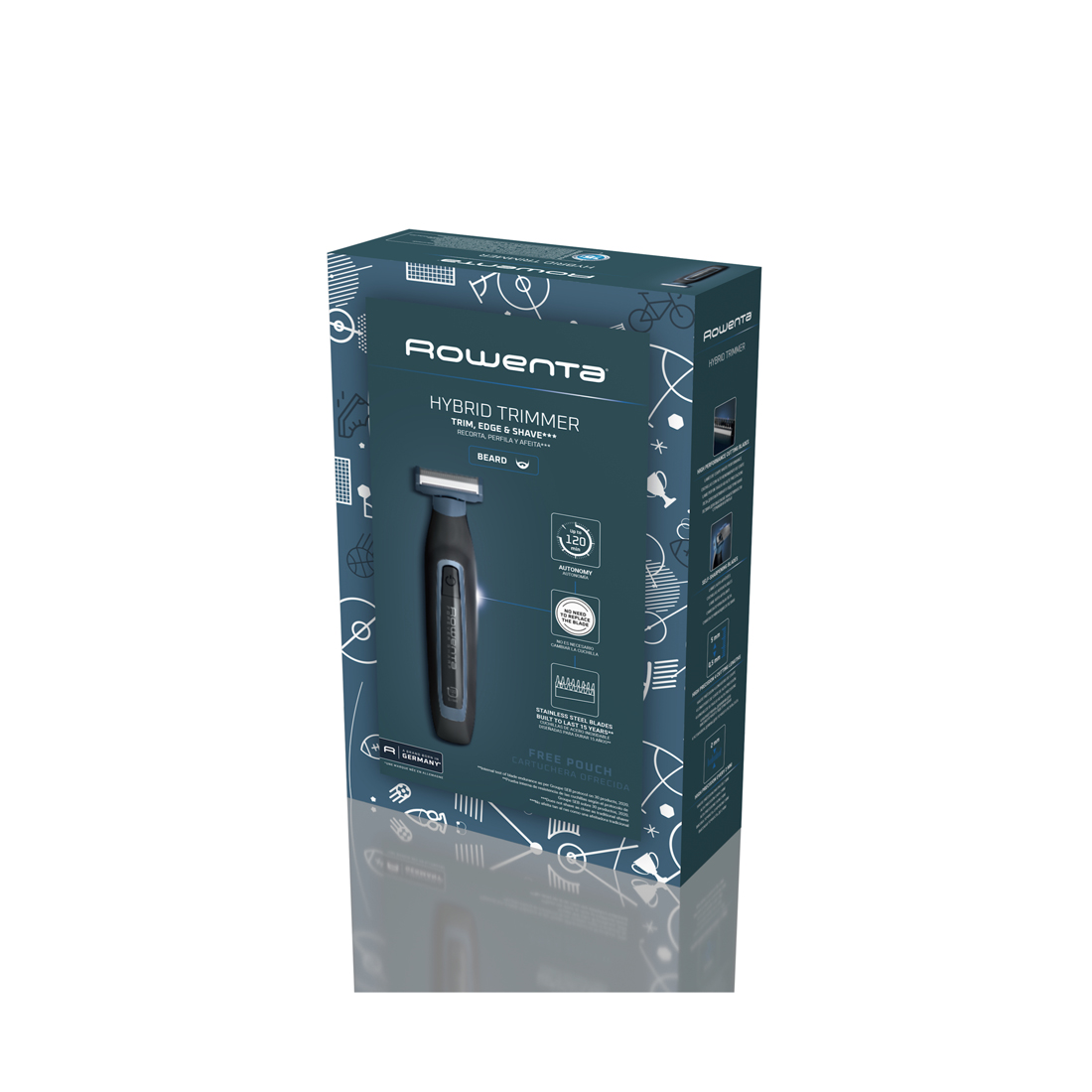 Триммер для бороды Rowenta Sport Forever Sharp TN6011F0 — изображение 3