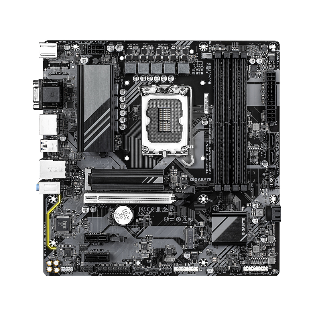 Материнская плата Gigabyte B760M DS3H GEN5 — изображение 2