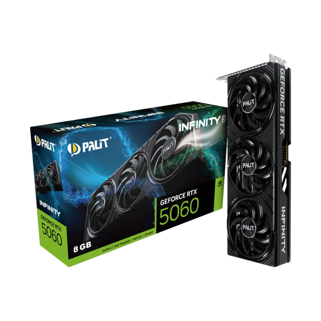 Видеокарта PALIT RTX5060 INFINITY 3 8GB (NE75060019P1-GB2063S) — изображение 3