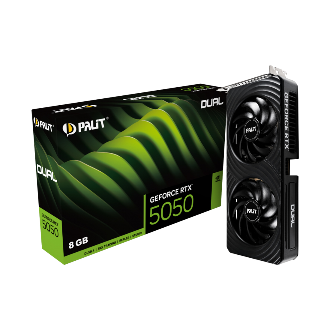 Видеокарта PALIT RTX5050 DUAL 8G (NE65050019P1-GB2070D) — изображение 3