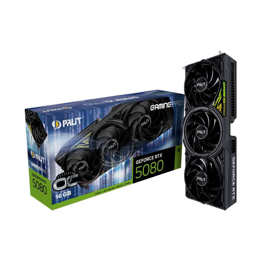 Видеокарта PALIT RTX5080 GAMINGPRO OC 16GB (NE75080S19T2-GB2031A) — изображение 3
