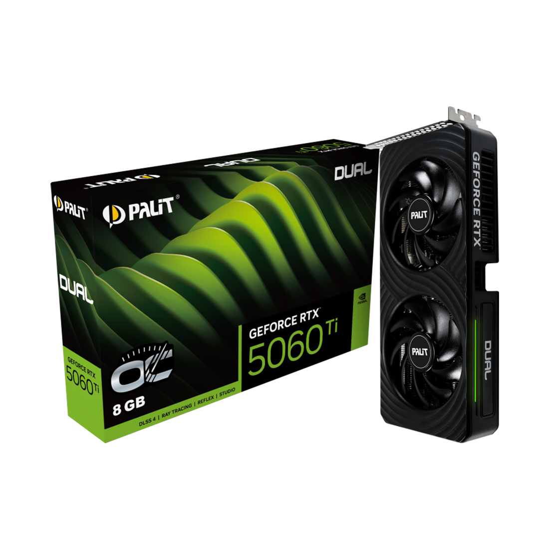 Видеокарта PALIT RTX5060Ti DUAL OC 8G (NE7506TT19P1-GB2062D) — изображение 3