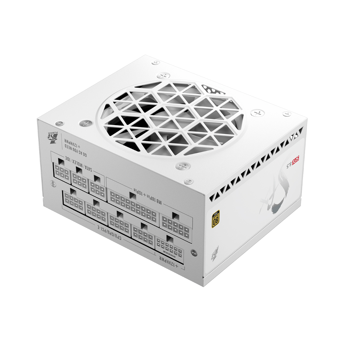 Блок питания 1STPLAYER SFX 850W White Gold — изображение 3