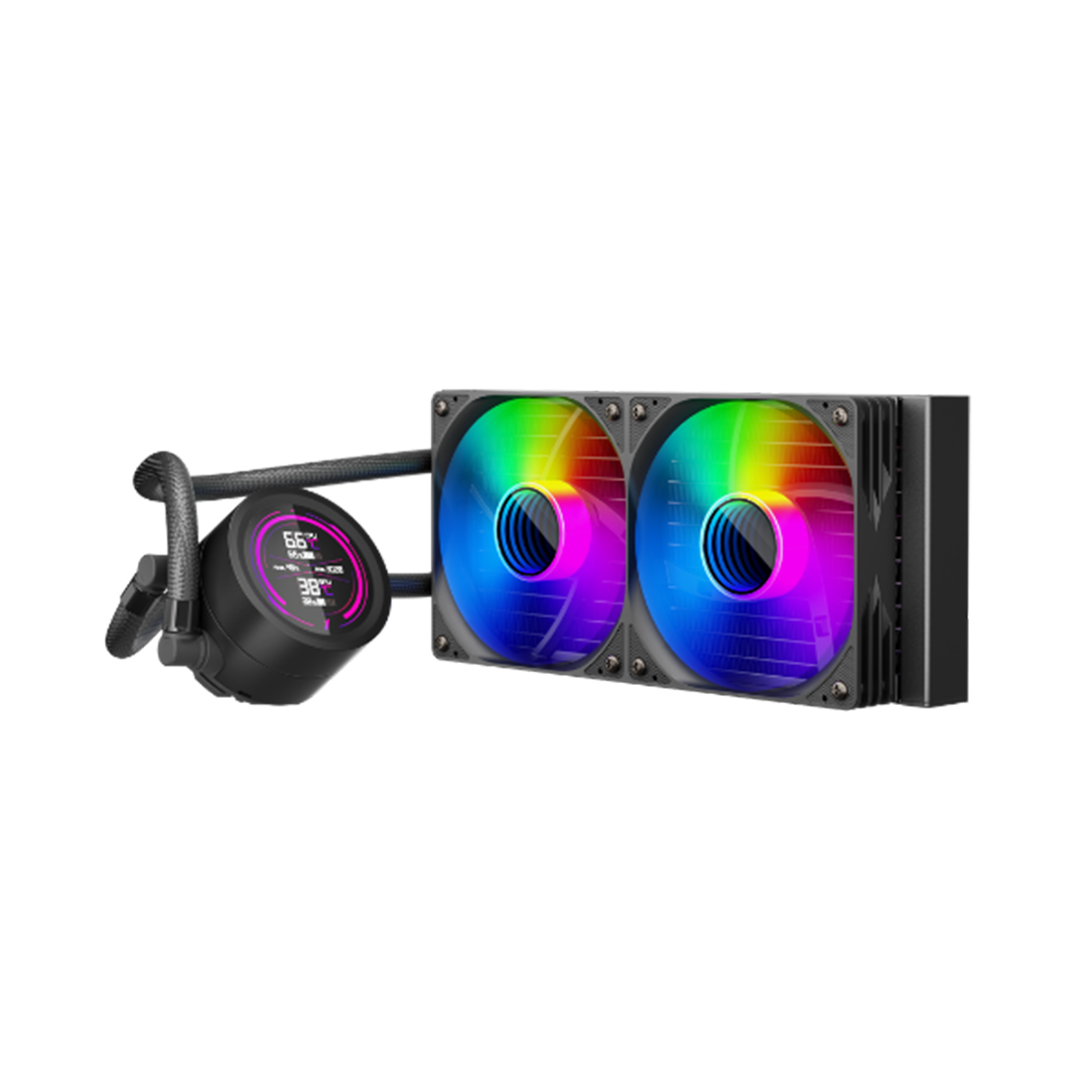Кулер с водяным охлаждением 1STPLAYER TS4 240 BLACK — изображение 2