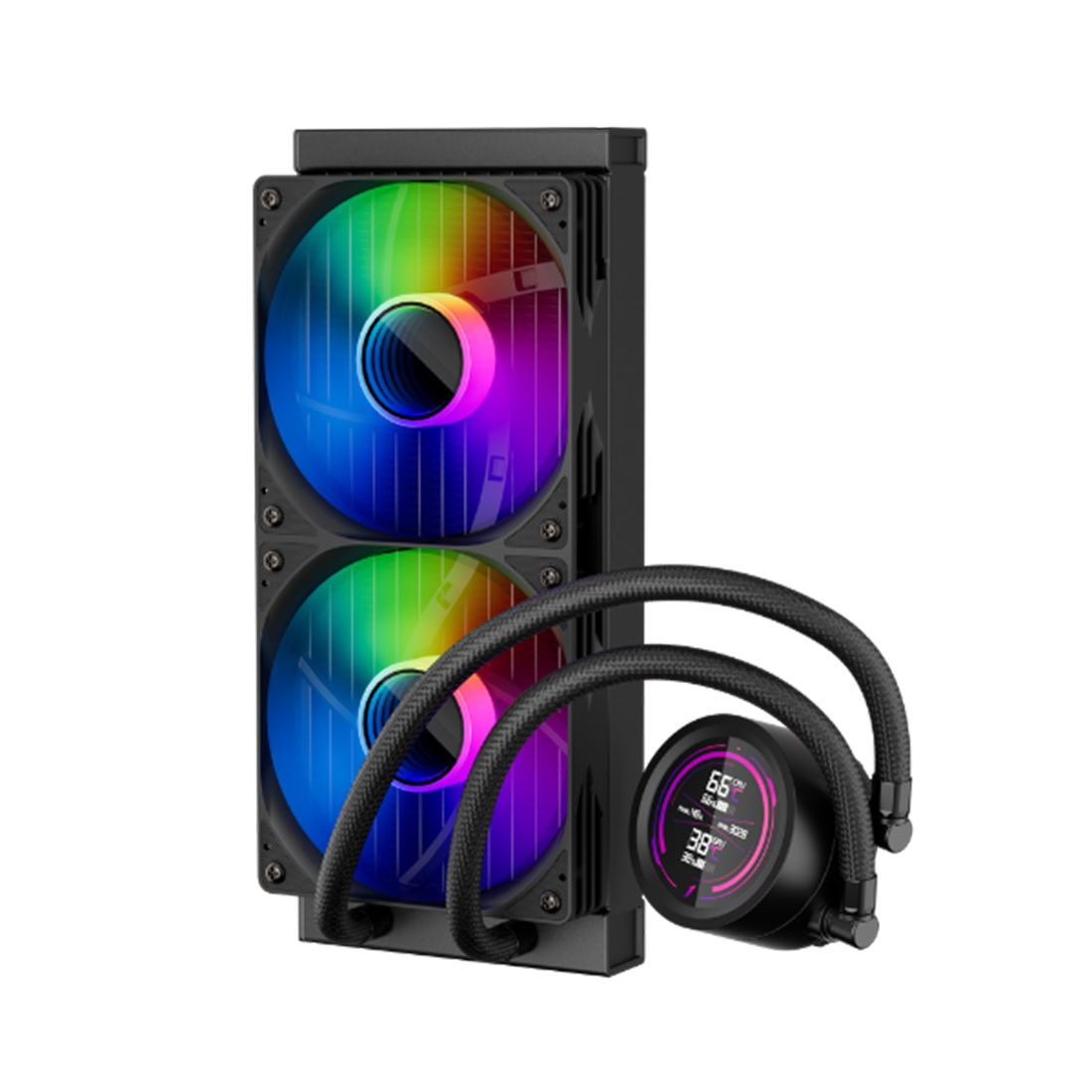 Кулер с водяным охлаждением 1STPLAYER TS4 240 BLACK — изображение 3