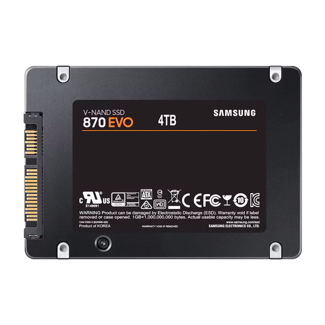 Твердотельный накопитель SSD Samsung 870 EVO 4TB SATA 2.5" — изображение 3