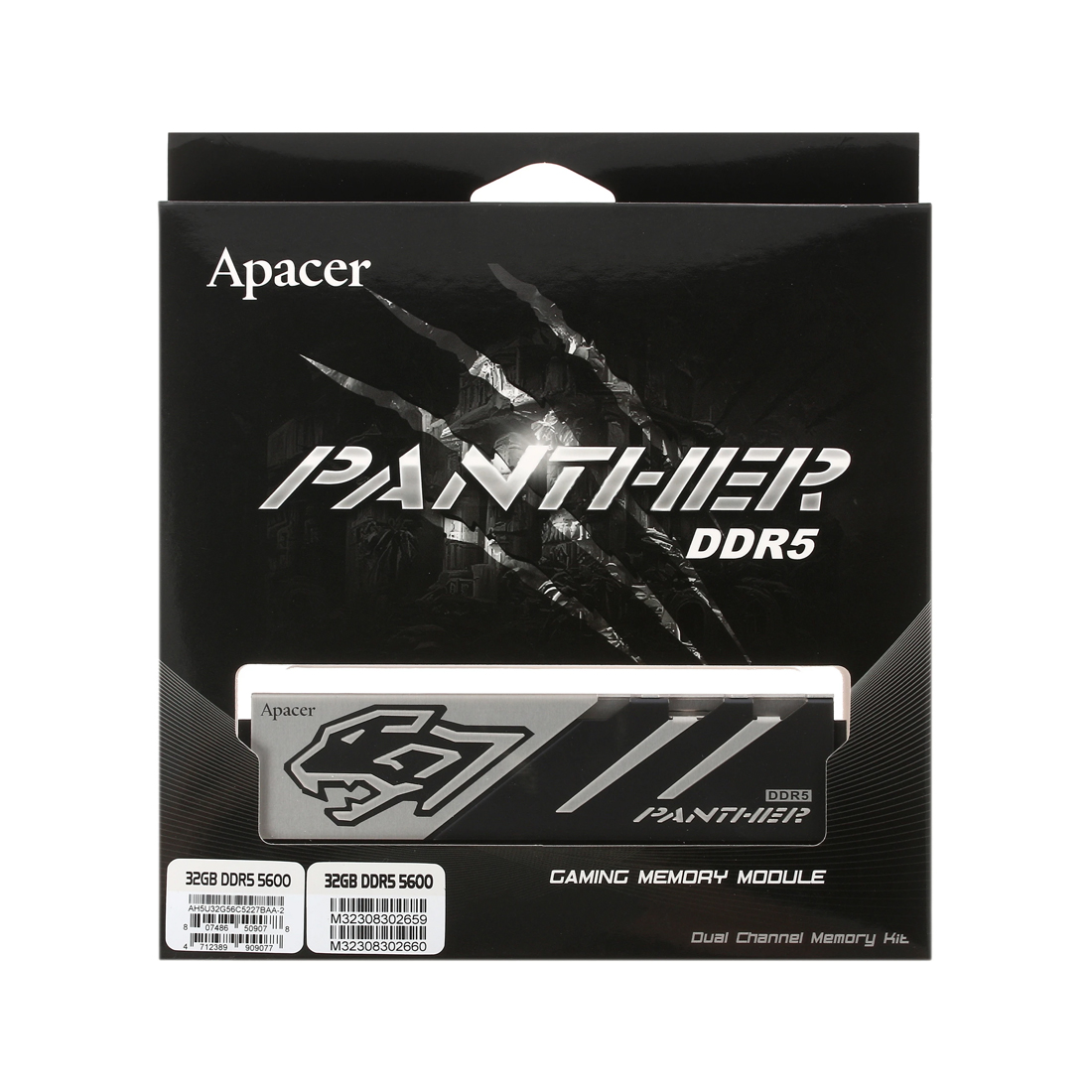 Комплект модулей памяти Apacer Panther AH5U32G56C5227BAA-2 32GB (Kit 2x16GB) 5600MHz — изображение 2