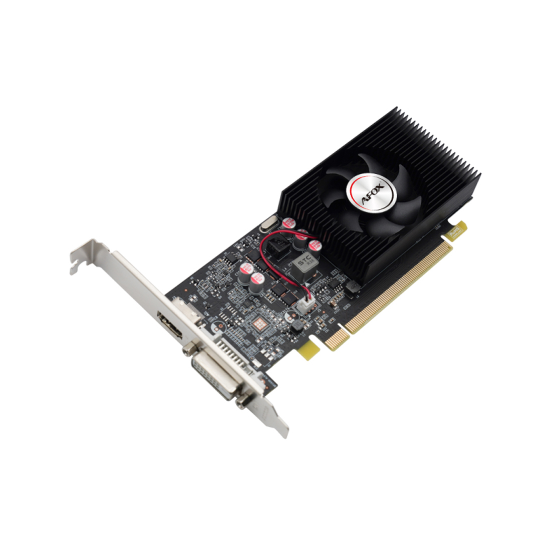 Видеокарта AFOX GT1030 4GB D4 LP Single Fan (AF1030-4096D4L2) — изображение 2