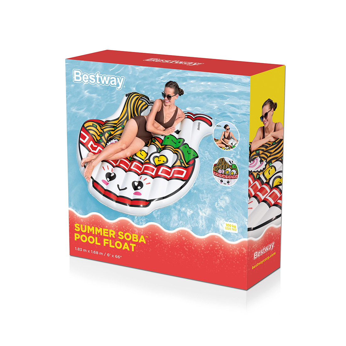 Надувной пляжный матрас Bestway 43841 — изображение 3