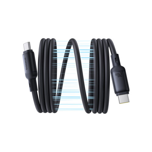 Интерфейсный кабель Baseus PicoGo Magnetic USB-C to USB-C 240W Black (P10376800121-00)