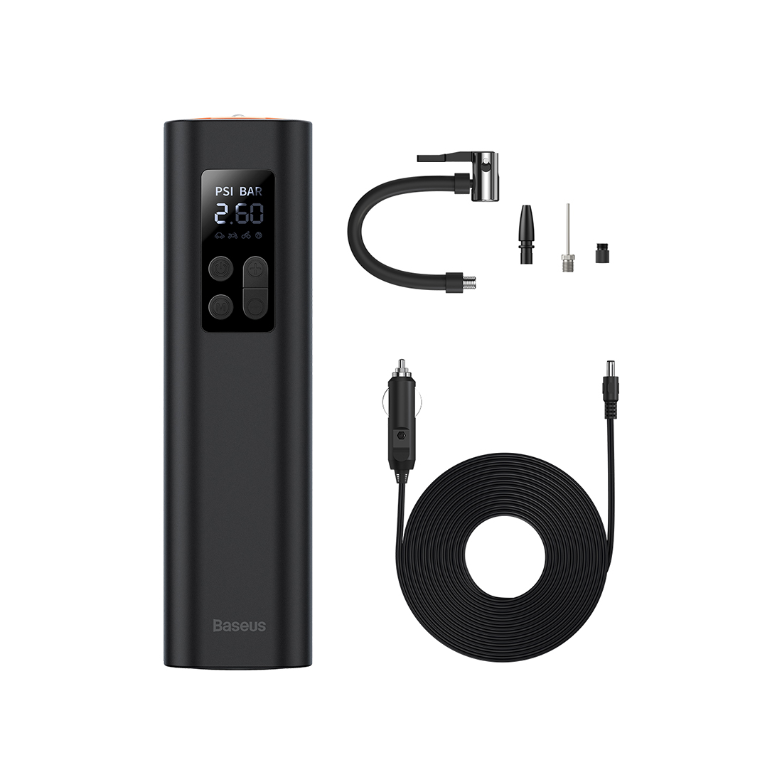Автомобильный компрессор Baseus Super Mini Black (CRCQ000001) — изображение 2