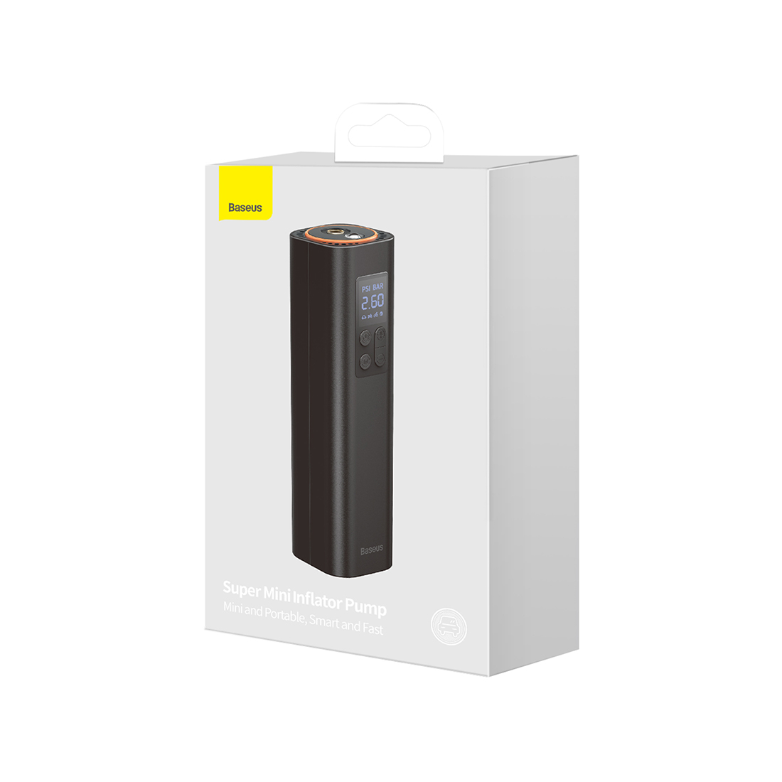 Автомобильный компрессор Baseus Super Mini Black (CRCQ000001) — изображение 3