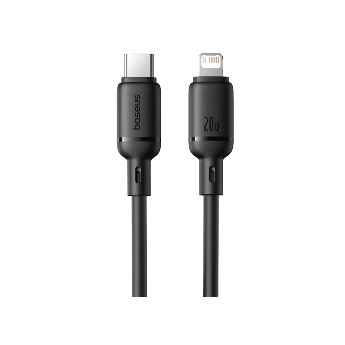 Интерфейсный кабель Baseus Silky Type-C to iP 20W 1m Cluster Black (P10377700113-00) — изображение 2