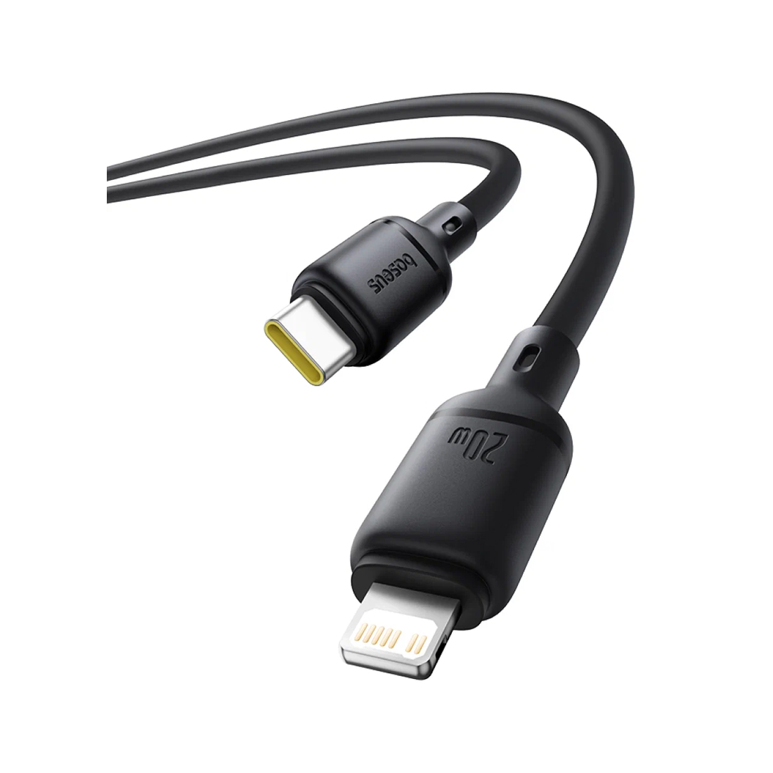 Интерфейсный кабель Baseus Silky Type-C to iP 20W 1m Cluster Black (P10377700113-00) — изображение 3