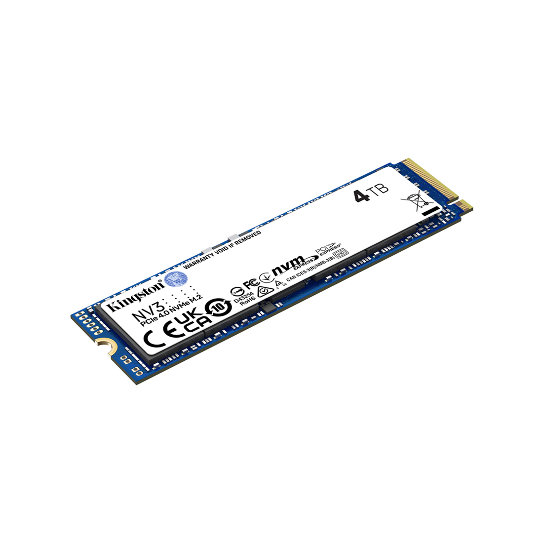 Твердотельный накопитель SSD Kingston NV3 SNV3S/4000G M.2 NVMe PCIe 4.0x4 — изображение 2
