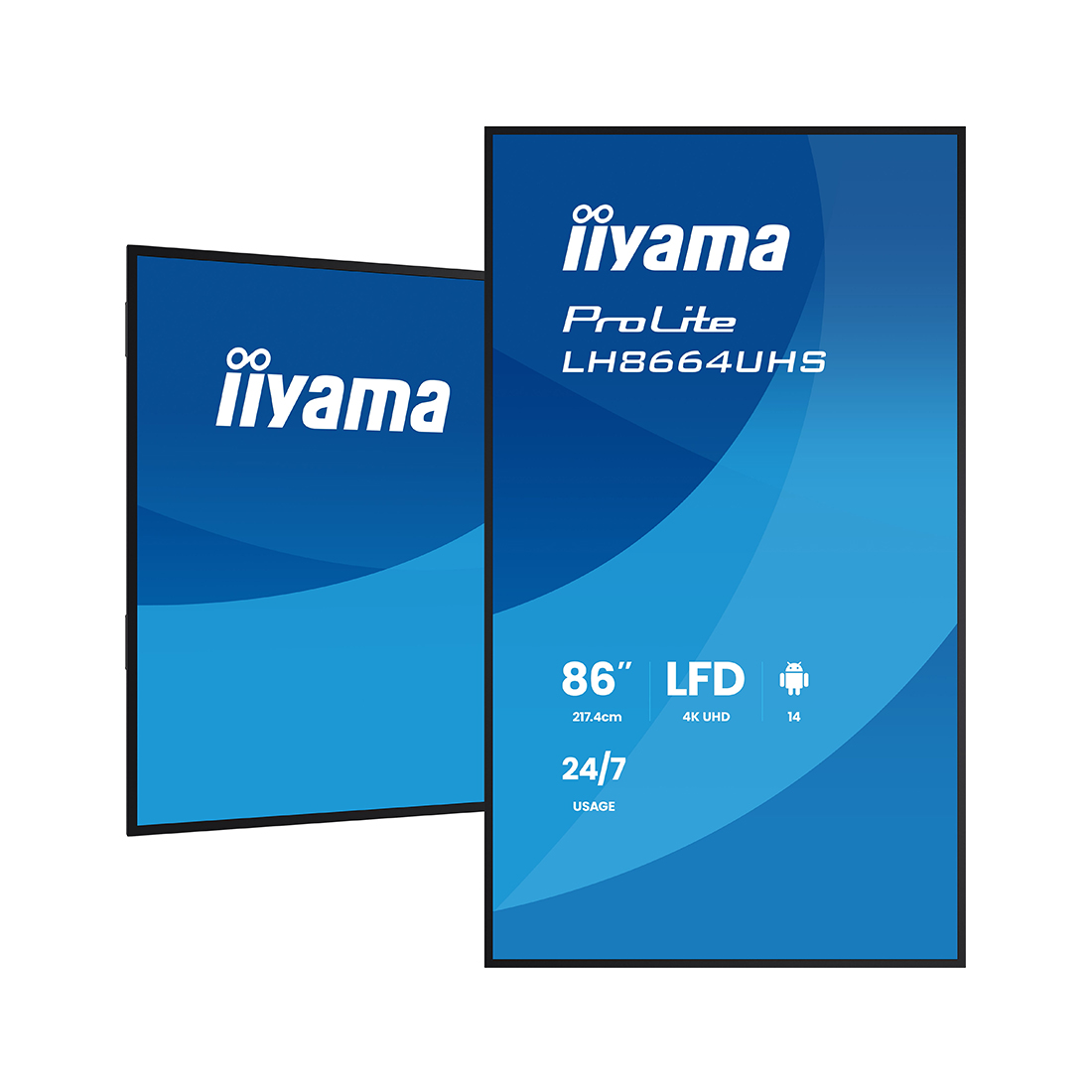 Монитор iiyama PROLITE PL8664UH LH8664UHS-B3AG 86" — изображение 2
