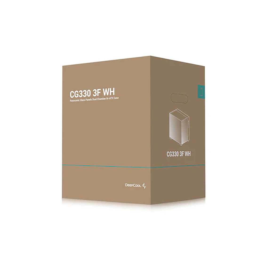 Компьютерный корпус Deepcool CG330 3F WH без Б/П