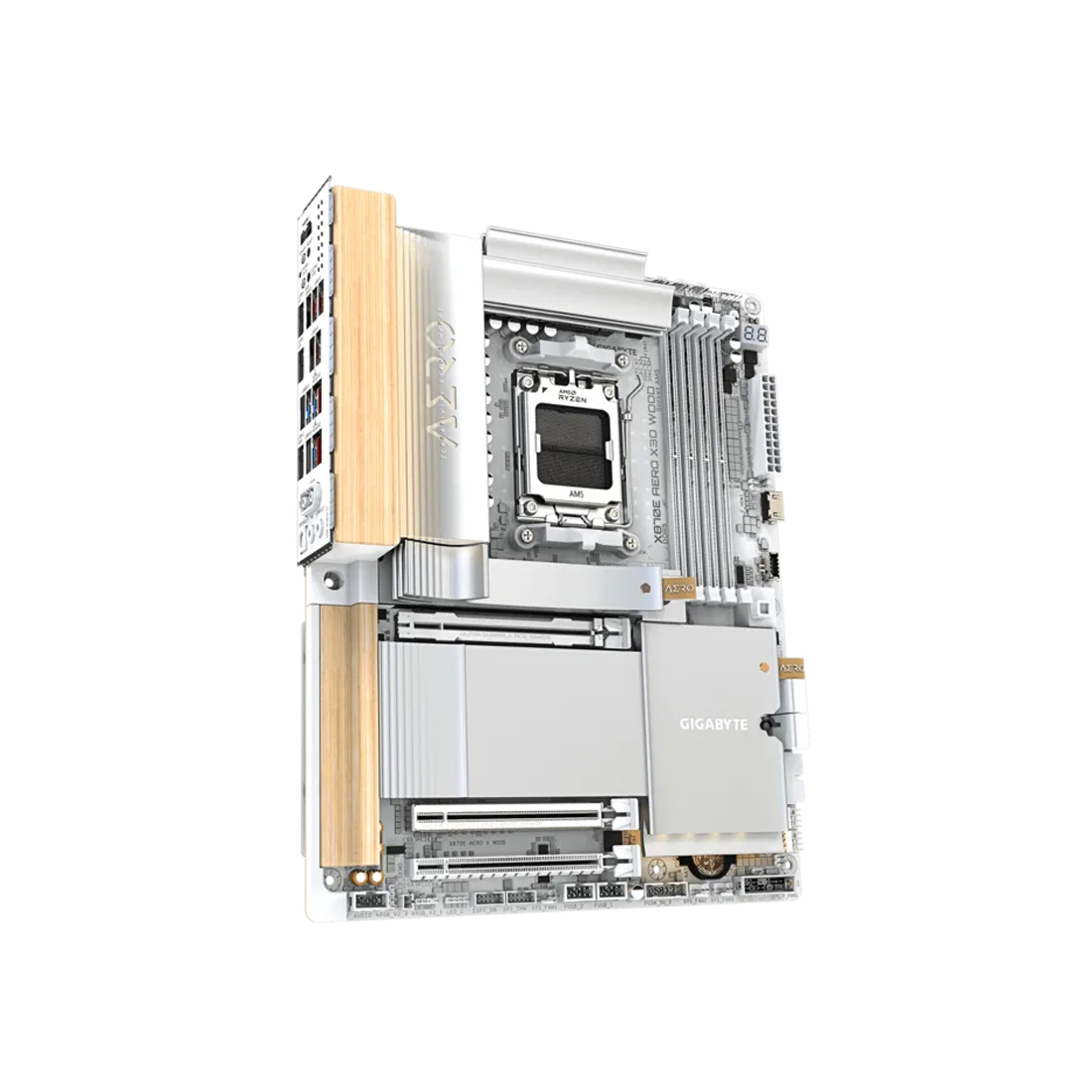 Материнская плата Gigabyte X870E AERO X3D WOOD